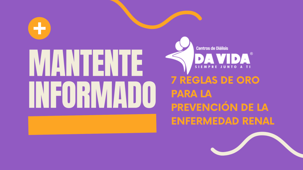 7 reglas de oro para la prevención de la enfermedad renal